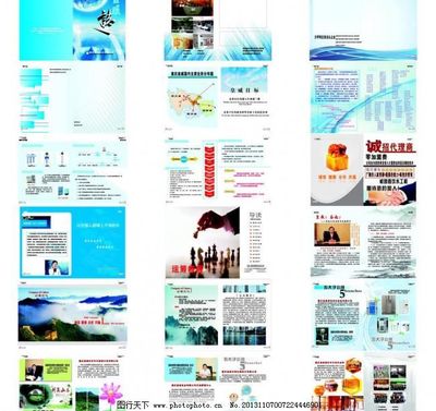 融合传统与现代 长城、壁画与荷花在广告设计与画册封面中的创新运用